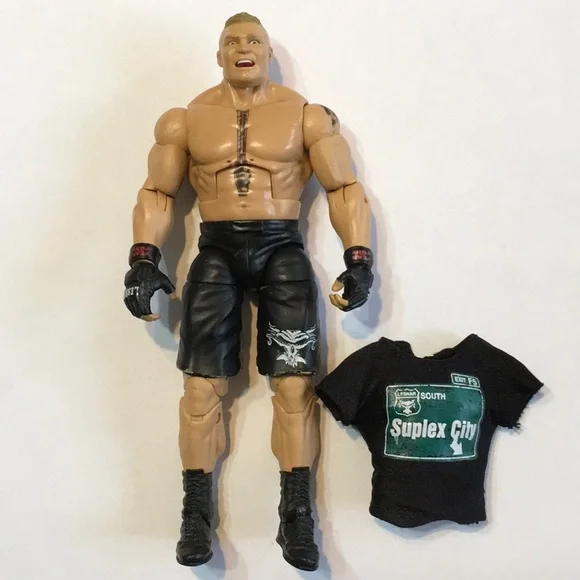Brock Lesnar WWE Elite 2011 Mattel Action Figure. Loose Head/Elbow/Leg/Knees.